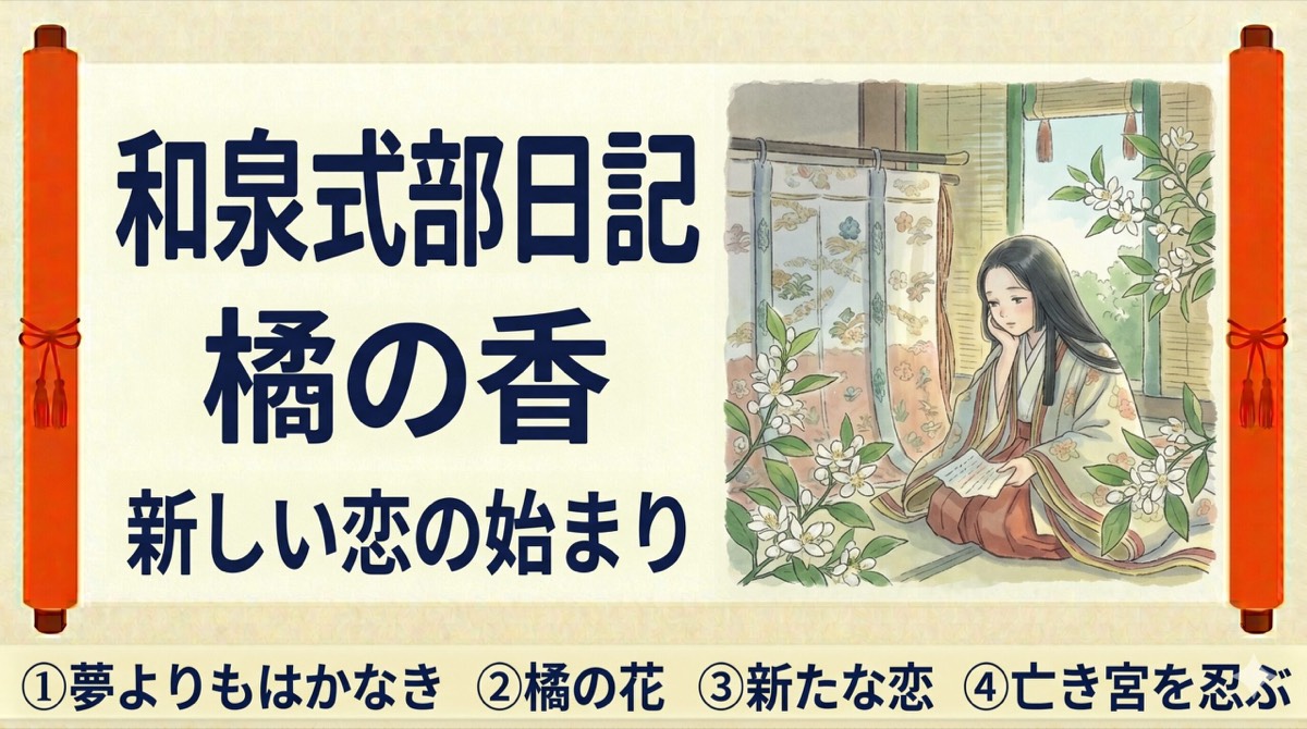 和泉式部日記 橘の香 新しい恋の始まり