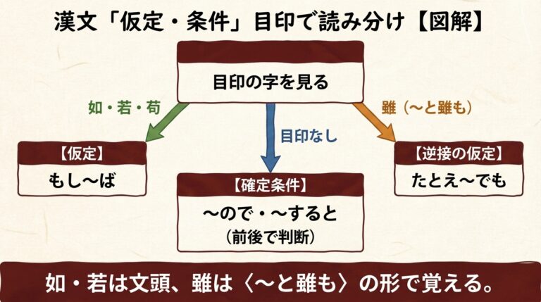 漢文「仮定・条件」をやさしく解説|順接・逆接・確定の見分け方 | 誰でも古典塾