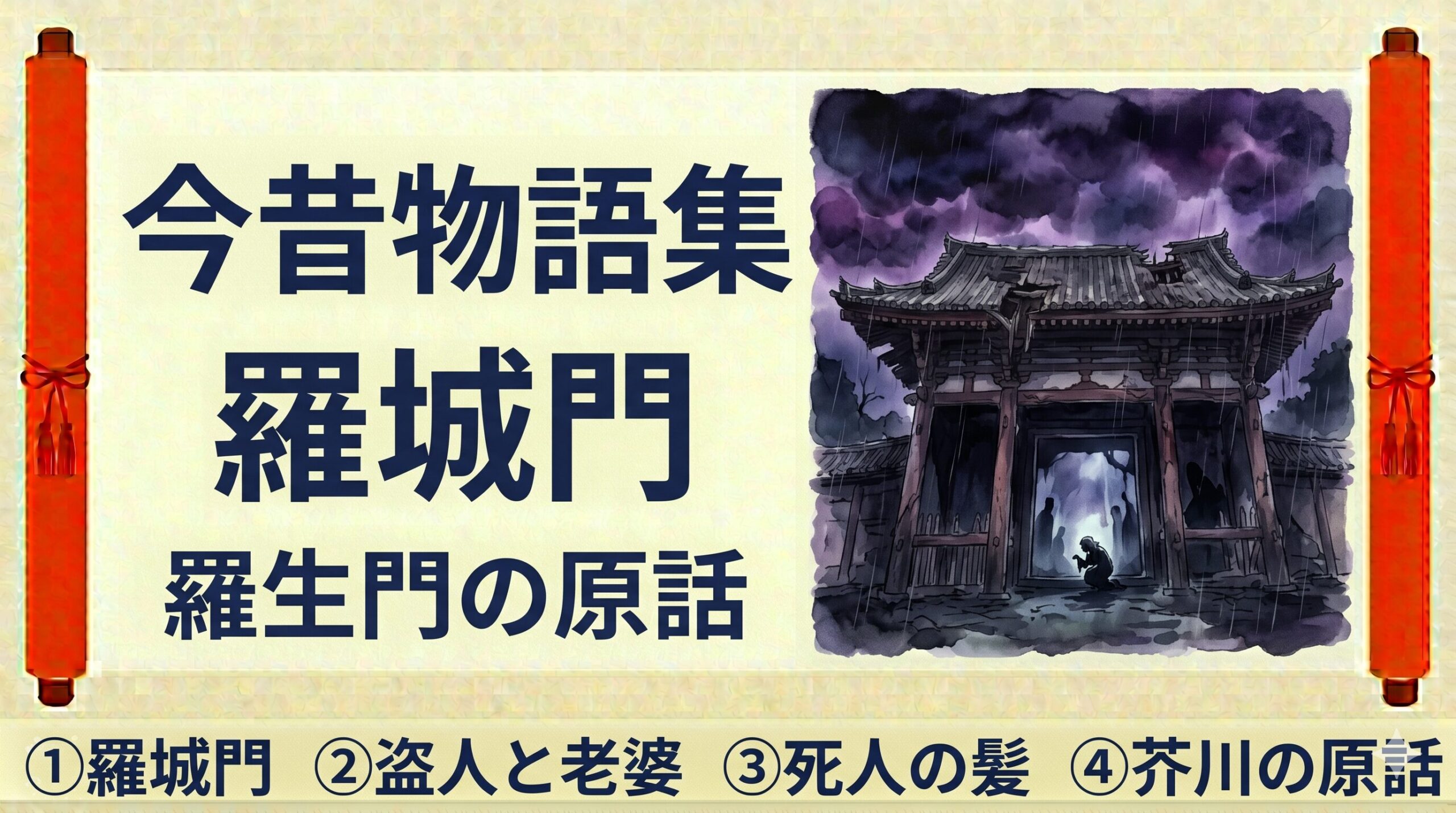 今昔物語集 羅城門 羅生門の原話