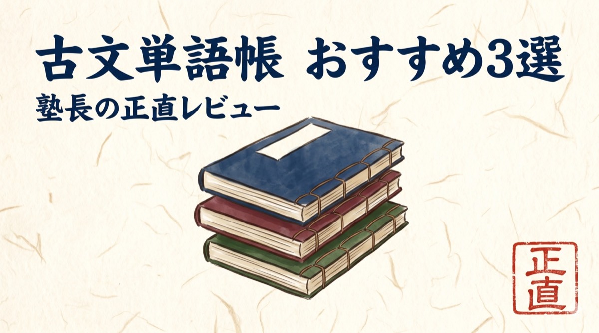 古文単語帳おすすめ3選 アイキャッチ